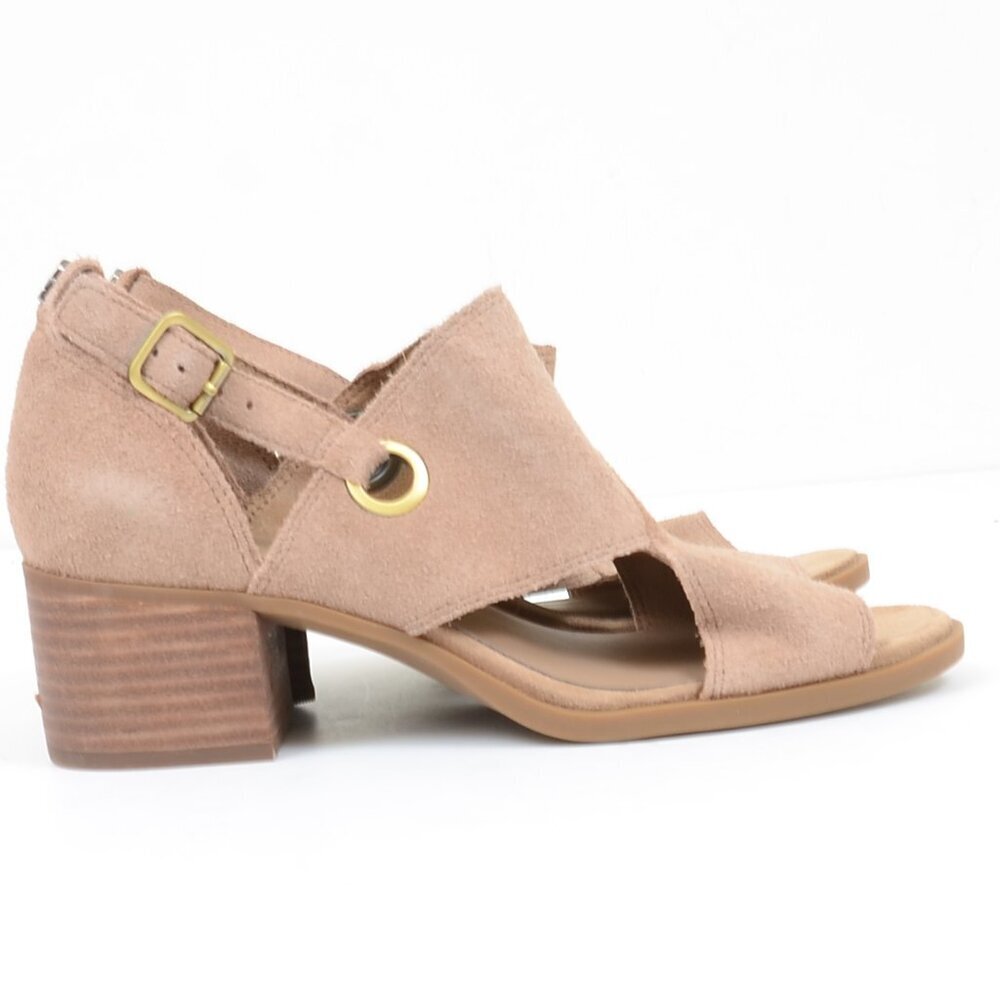 Koolaburra Kaiah Suede Block Heel Shootie Women's Size 7 Preppy Business Casual